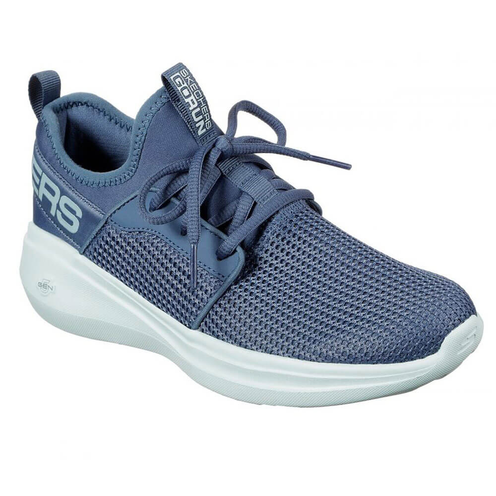 tenis skechers azul feminino