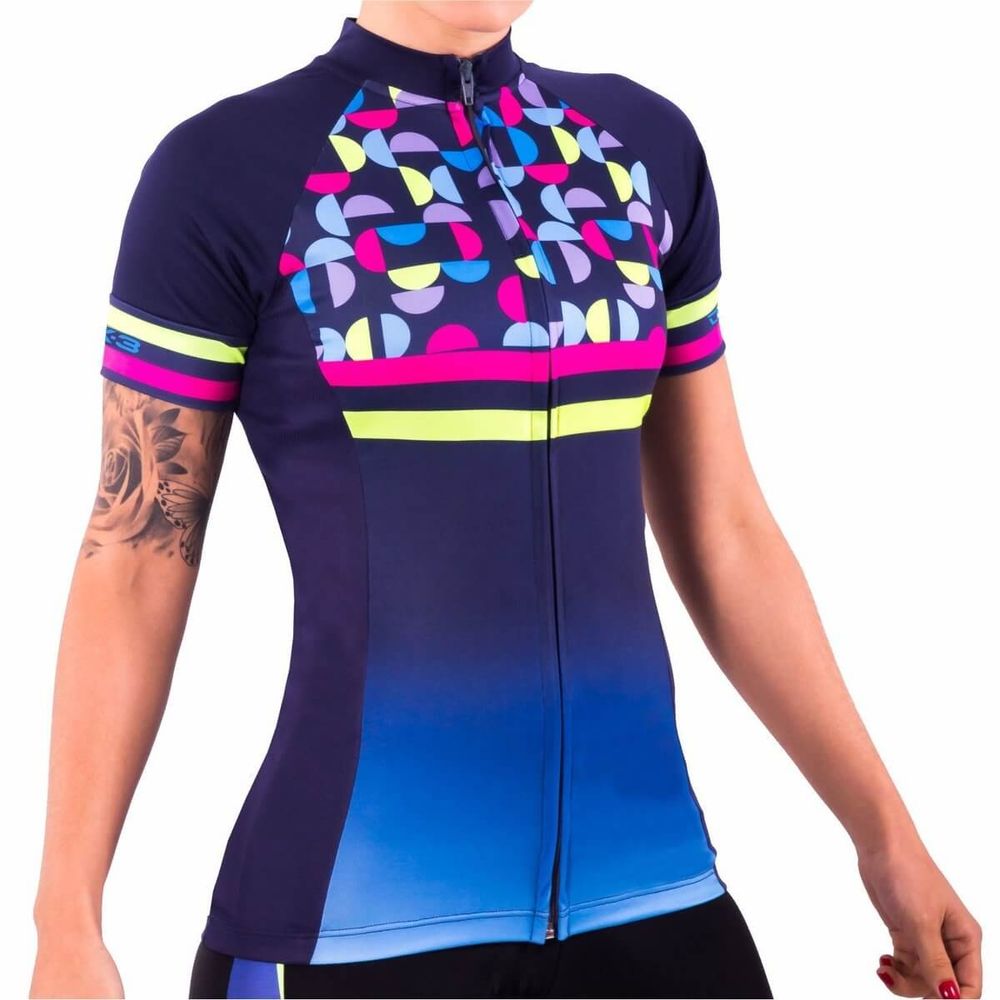 camisas de ciclismo feminina