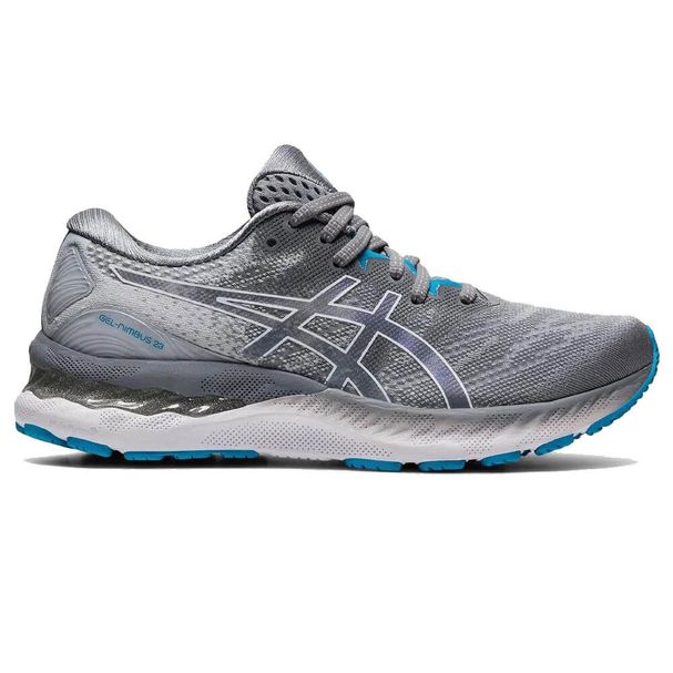 asics nimbus cinza